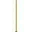 Lámpara colgante estilo nórdico cristal latón color dorado