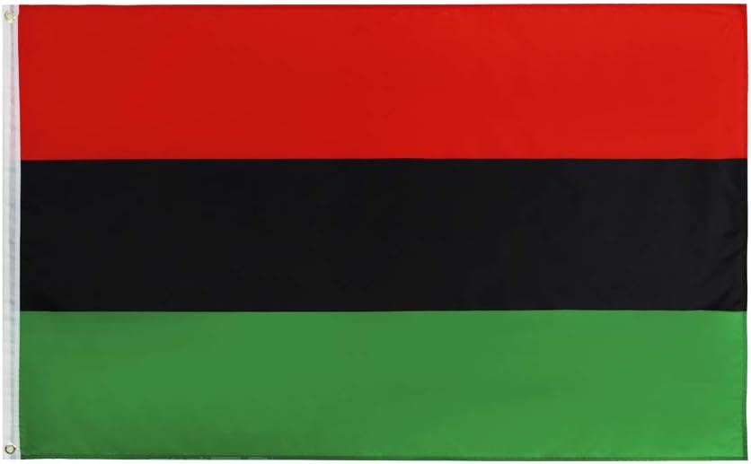 Bandera Afroamericana Liberación Negra Unia 3x5ft