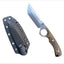 Cuchillo EDC fibra carbono G10 con funda Kydex