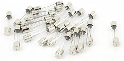 Tubo vidrio soplado fusible 30A 0.236x1.181pulg