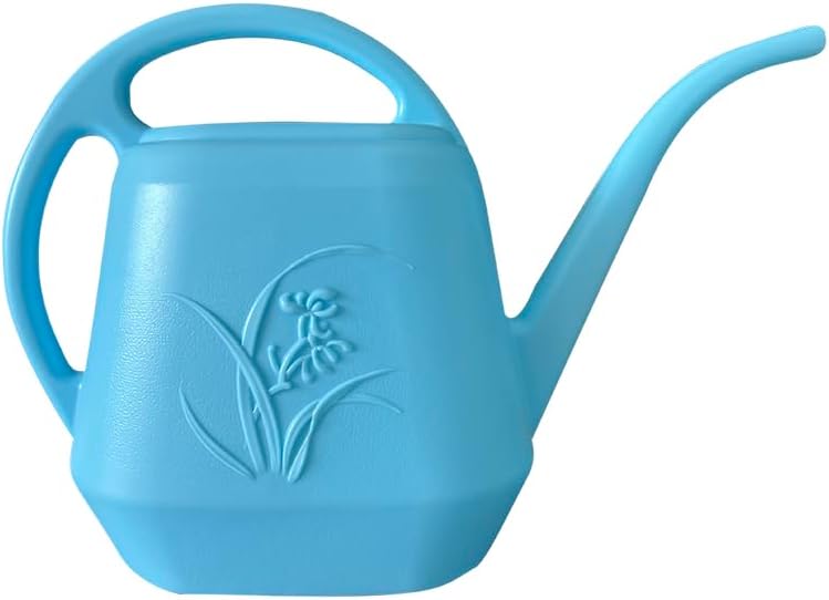 Regadera 1gal azul cielo boquilla larga jardín