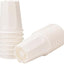 14 Macetas Plástico Blanco 4.4" para Vivero y Suculenta