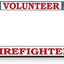 Marco matrícula metal cromado bomberos voluntarios