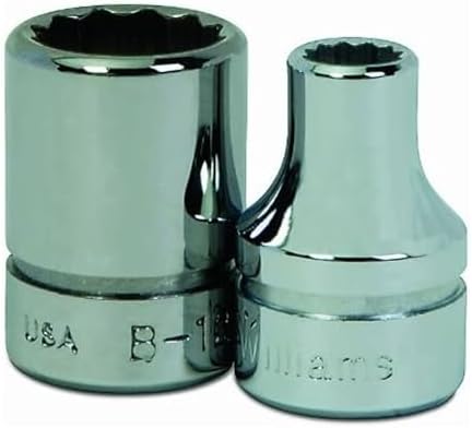 Enchufe poco profundo 3/8 pulg SAE 12 puntos