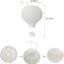 10 Faroles Papel Colgantes 12pulg Decoración Fiesta
