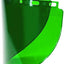Protector facial color verde oscuro