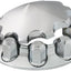 Cubierta eje delantero ABS cromado con cubo cono 1.299pulg
