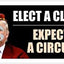 Imán coche payaso circo Trump 2020