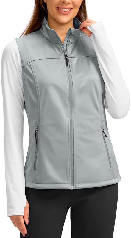 Chaleco mujer sin mangas softshell senderismo viajes golf