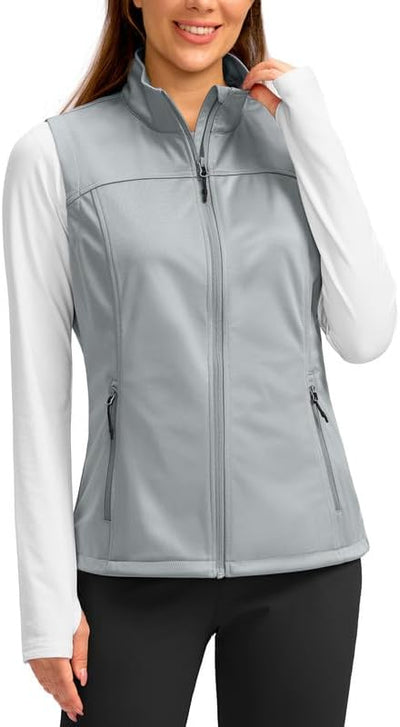 Chaleco mujer sin mangas softshell senderismo viajes golf