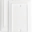 Placa pared interruptor blanco clásico paquete 2
