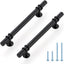 15 Manijas 7.38pulg Negro Mate para Gabinetes Cocina