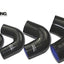 Conector codo silicona 135 grados tubería turbo azul 2.75"