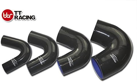 Conector codo silicona 135 grados tubería turbo azul 2.75"