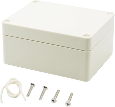 Caja conexiones plástico ABS IP65 impermeable gris 4.5x3.5x2.2pulg
