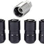 Set llave rueda cónico cromado/negro