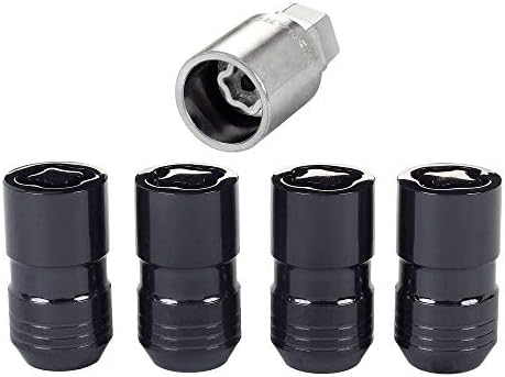 Set llave rueda cónico cromado/negro