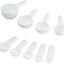 Juego tazas y cucharas medidoras con mango suave