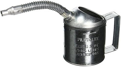Medidor metal galvanizado 1qt color plata