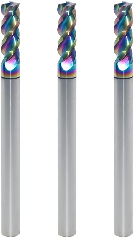 Molino carburo cuadrado 0.157pulg aluminio cobre 3 flautas U