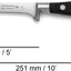 Cuchillo cocina acero inox Riviera 3 Pzas ergonómico POM