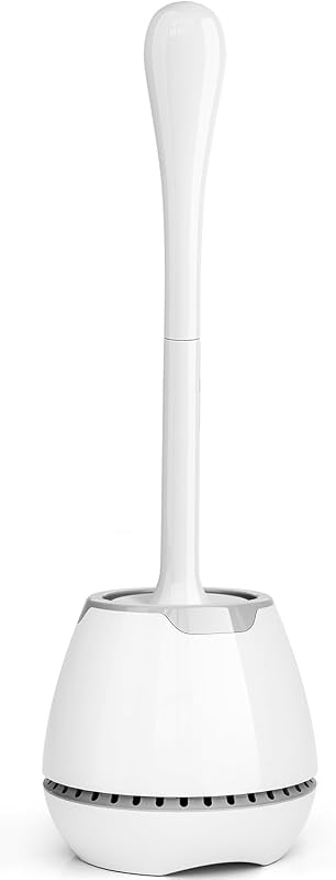 Escobilla inodoro soporte ventilado cerdas duraderas