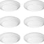 Lámpara disco cónico 6" 3000K blanco set 6