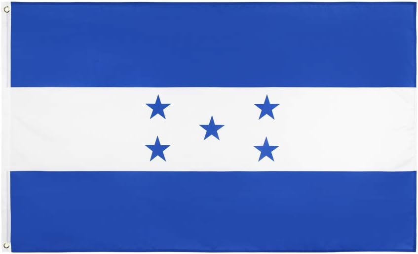 Bandera Honduras 3x5ft con ojales latón