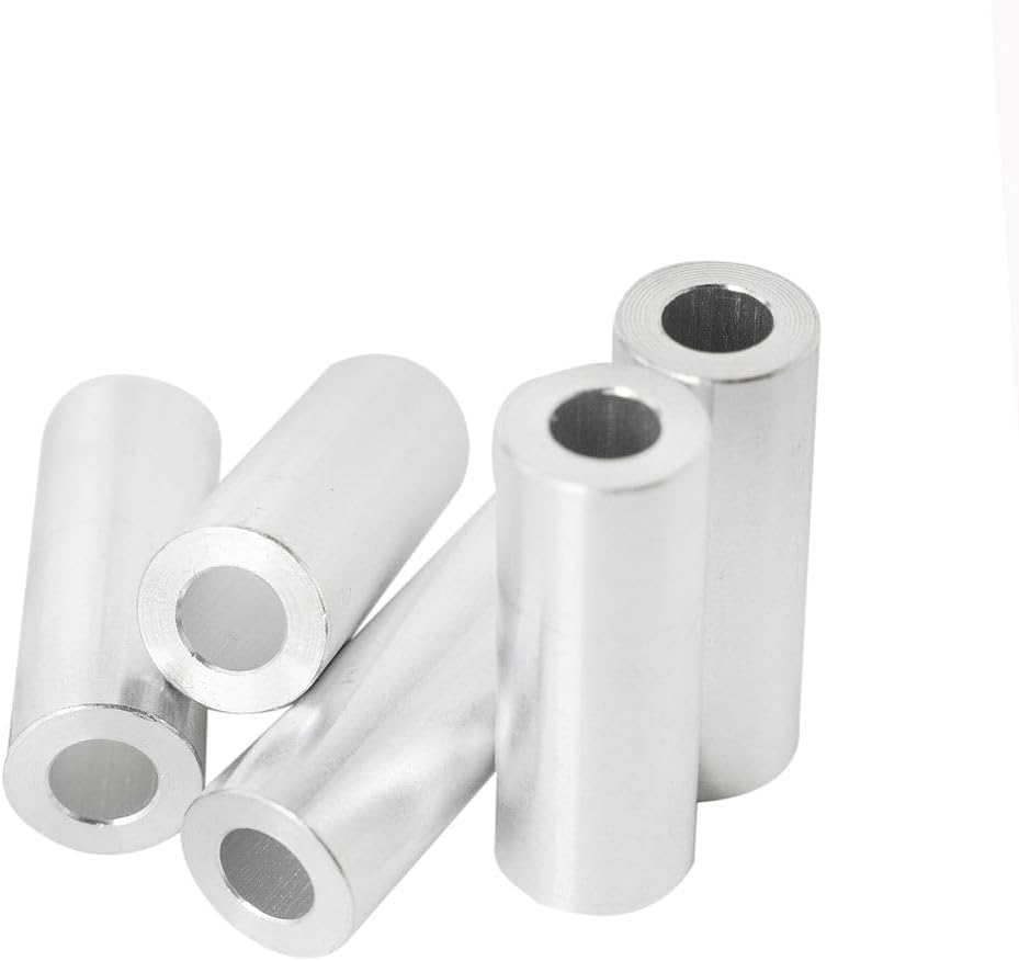 Espaciador aluminio 3/4x0.40 redondo liso comp 3/8 o M10