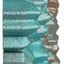 Medallón techo Eryn 61x9cm pintado a mano pátina verde