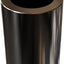 Espaciador aluminio negro 3/8x1/4 pulg redondo liso