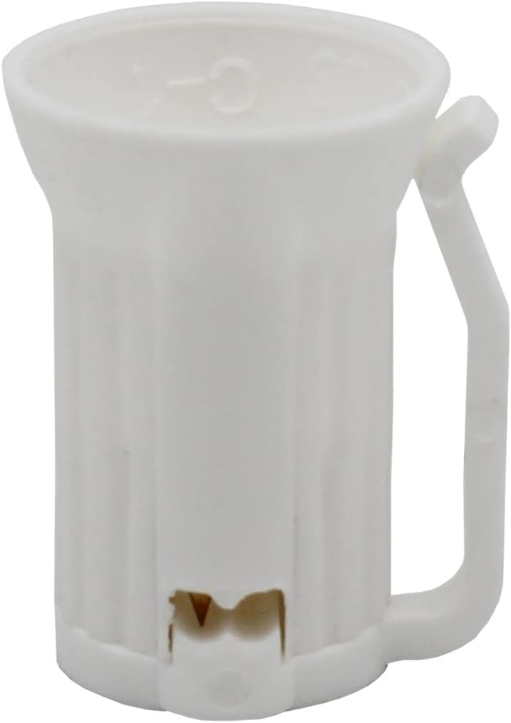 Enchufes C7 blancos para luces navidad comp 25 pzas