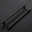 20 Manijas Negro Mate para Gabinetes 10"