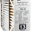 Filtro aire MERV 13 hogar 16x25x5" polvo polen