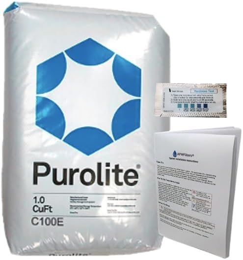 Resina Purolite C100E para suavizador de agua 1 Cu Ft