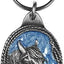 Llavero caballo metal cuerda pintada a mano