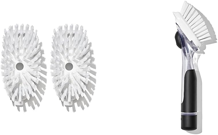 Cepillo platos y dispensador jabón set 2