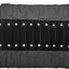 Bolsa terciopelo negro plegable para joyas