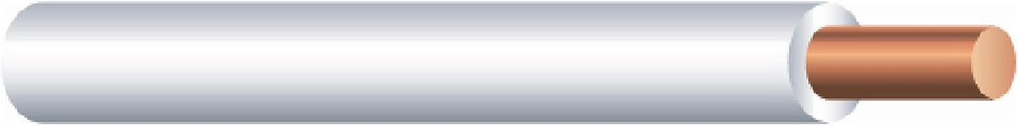 Cable THHN trenzado 12 100pies rollo blanco