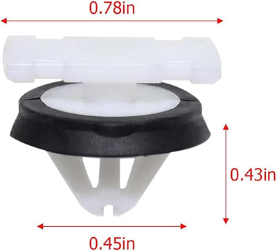 30 Clips Moldeo Panel Basculante Auto