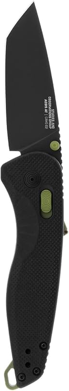 Cuchillo plegable bolsillo hoja D2 bloqueo ambidiestro negro