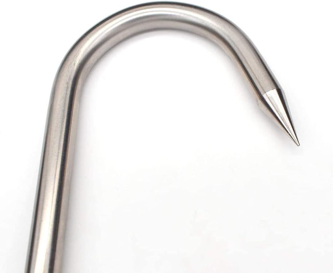 Ganchos carne acero inox 304 8" resistente para ahumar