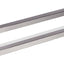 Manijas puerta acero inox níquel cepillado 81cm