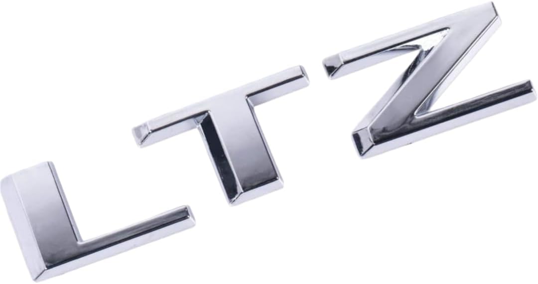 4 Emblemas 3D Silverado Plus LTZ 2019-25 Cromados