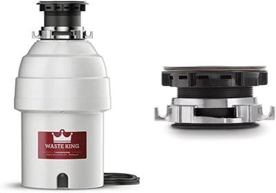 Triturador de residuos L-8000 1 HP para fregadero con kit