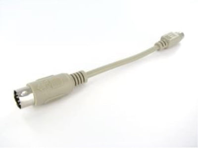 Adaptador DIN macho AT a Mini DIN hembra PS2 6 pines