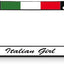 Funda placa matrícula italiana para niña