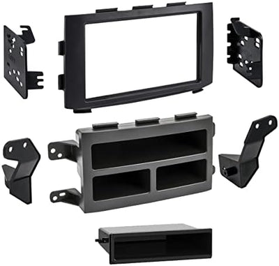 Kit instalación radio DIN Honda Pilot 06-08 negro 15.75x12"