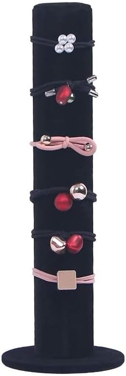 2 Soportes Diadema Terciopelo Negro para Niñas y Mujeres