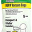 Bolsas HEPA para botes compactos y Tristar 9 pzas